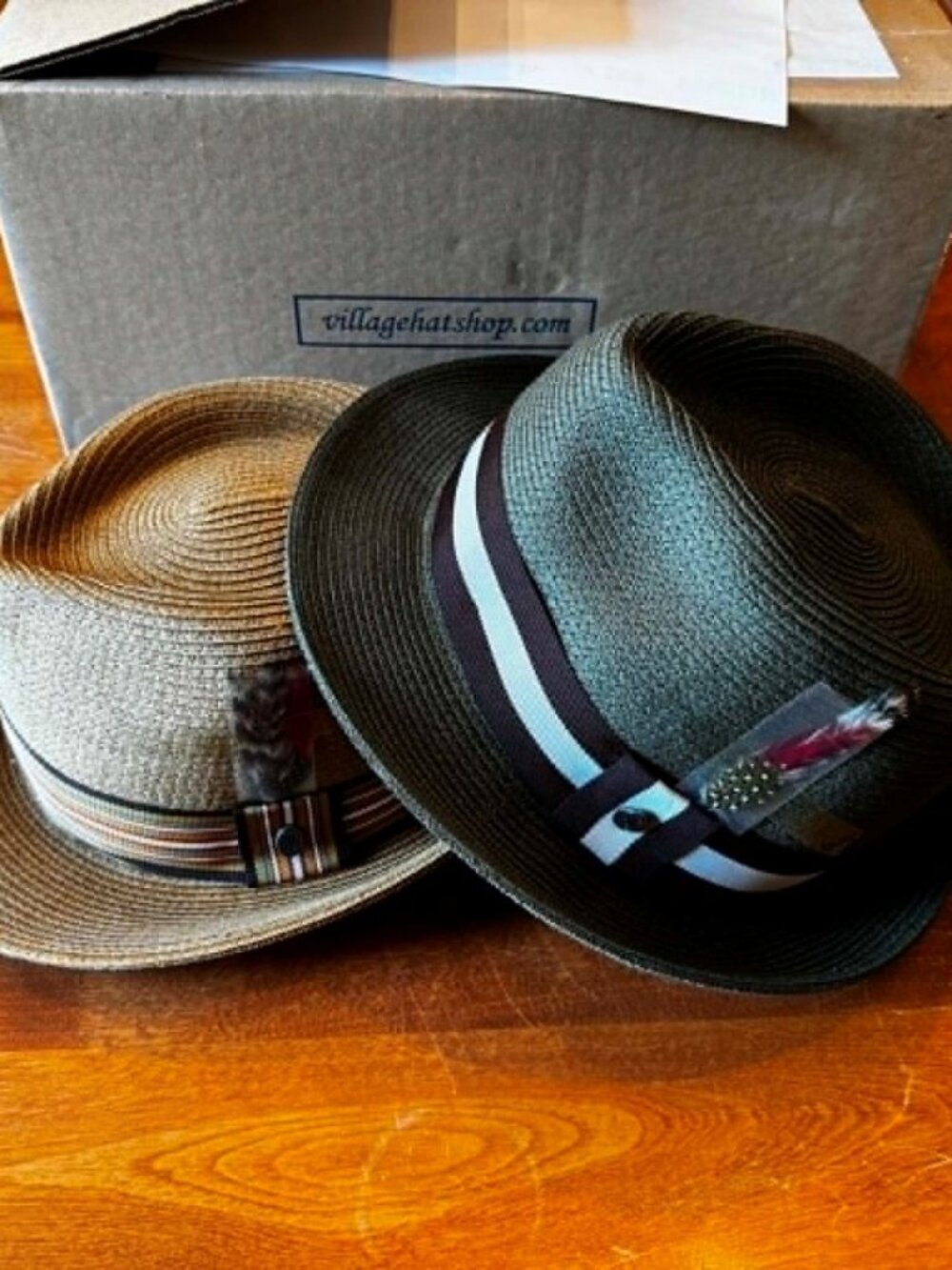 Jaxon Fedora Hat Bundle • New With Tags • Size Large • Olive & Chestnut